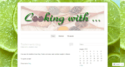 Desktop Screenshot of cookingwith.wordpress.com
