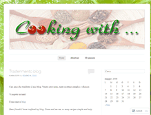 Tablet Screenshot of cookingwith.wordpress.com