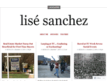 Tablet Screenshot of lisesanchez.wordpress.com