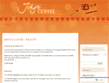 Tablet Screenshot of caffecioccolato.wordpress.com