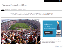 Tablet Screenshot of comentariojuridico.wordpress.com