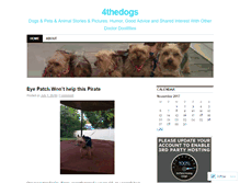 Tablet Screenshot of 4thedogs.wordpress.com