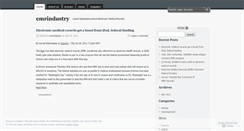Desktop Screenshot of emrindustry.wordpress.com