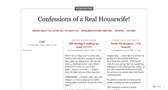 Desktop Screenshot of confessionsofarealhousewife.wordpress.com