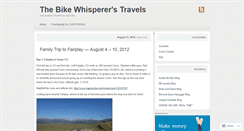 Desktop Screenshot of bikelips.wordpress.com