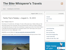 Tablet Screenshot of bikelips.wordpress.com