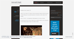 Desktop Screenshot of marcus24blog.wordpress.com
