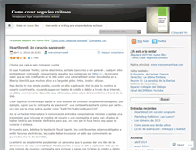 Tablet Screenshot of comocrearnegociosexitosos.wordpress.com