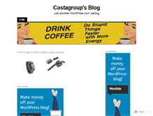 Tablet Screenshot of costagroup.wordpress.com