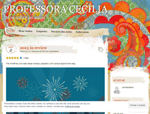 Tablet Screenshot of professoracecilia.wordpress.com
