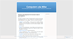 Desktop Screenshot of mcrusch.wordpress.com