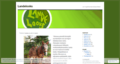 Desktop Screenshot of landelooks.wordpress.com