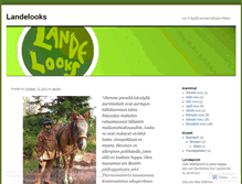 Tablet Screenshot of landelooks.wordpress.com