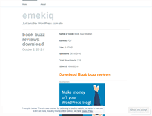 Tablet Screenshot of emekiq.wordpress.com