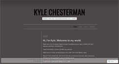 Desktop Screenshot of kylechesterman.wordpress.com