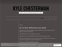 Tablet Screenshot of kylechesterman.wordpress.com
