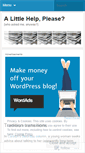 Mobile Screenshot of littlehelpplease.wordpress.com