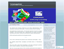 Tablet Screenshot of comeniuspartners.wordpress.com