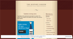 Desktop Screenshot of historycorner.wordpress.com