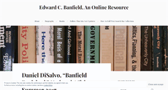 Desktop Screenshot of edwardcbanfield.wordpress.com