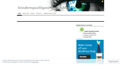 Desktop Screenshot of genderequalitynorwich.wordpress.com