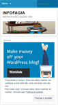 Mobile Screenshot of infofagia.wordpress.com