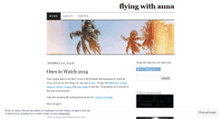Desktop Screenshot of flyingwithanna.wordpress.com