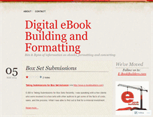 Tablet Screenshot of digitalebookformatting.wordpress.com