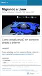 Mobile Screenshot of migrandoalinux.wordpress.com