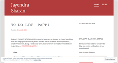Desktop Screenshot of jayendrasharan.wordpress.com