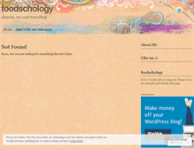 Tablet Screenshot of foodschology.wordpress.com