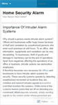 Mobile Screenshot of homesecurityreviews.wordpress.com