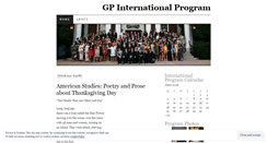 Desktop Screenshot of gprepinternational.wordpress.com