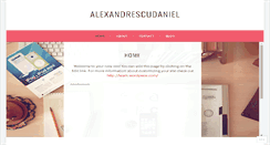 Desktop Screenshot of alexandrescudaniel.wordpress.com