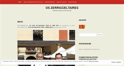 Desktop Screenshot of oszerrigueltaires.wordpress.com