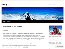 Tablet Screenshot of goingup2010.wordpress.com