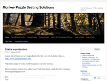 Tablet Screenshot of monkeypuzzleseats.wordpress.com