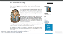 Desktop Screenshot of kensmusings.wordpress.com