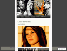 Tablet Screenshot of mariecharles.wordpress.com