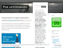 Tablet Screenshot of porantonomasia.wordpress.com