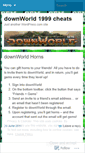 Mobile Screenshot of downworld1999cheats.wordpress.com