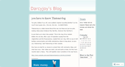 Desktop Screenshot of darcyjoy.wordpress.com