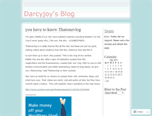 Tablet Screenshot of darcyjoy.wordpress.com