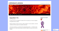Desktop Screenshot of cre8vekaos.wordpress.com