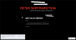 Desktop Screenshot of petesfanfiction.wordpress.com