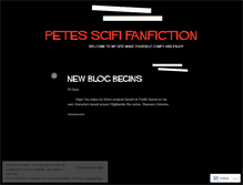 Tablet Screenshot of petesfanfiction.wordpress.com
