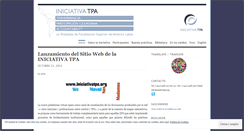 Desktop Screenshot of iniciativatpa.wordpress.com