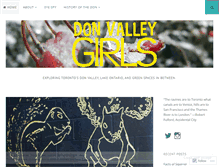 Tablet Screenshot of donvalleygirls.wordpress.com