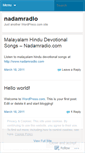 Mobile Screenshot of nadamradio.wordpress.com