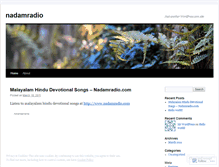 Tablet Screenshot of nadamradio.wordpress.com